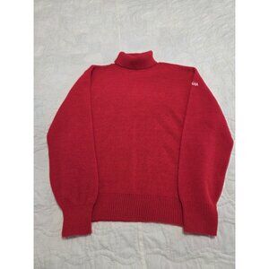 Vintage Yamaha  Turtleneck Sweater Womens Size Large Red